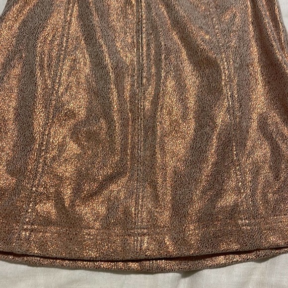 free people // modern femme vegan metallic mini skirt - Picture 12 of 12